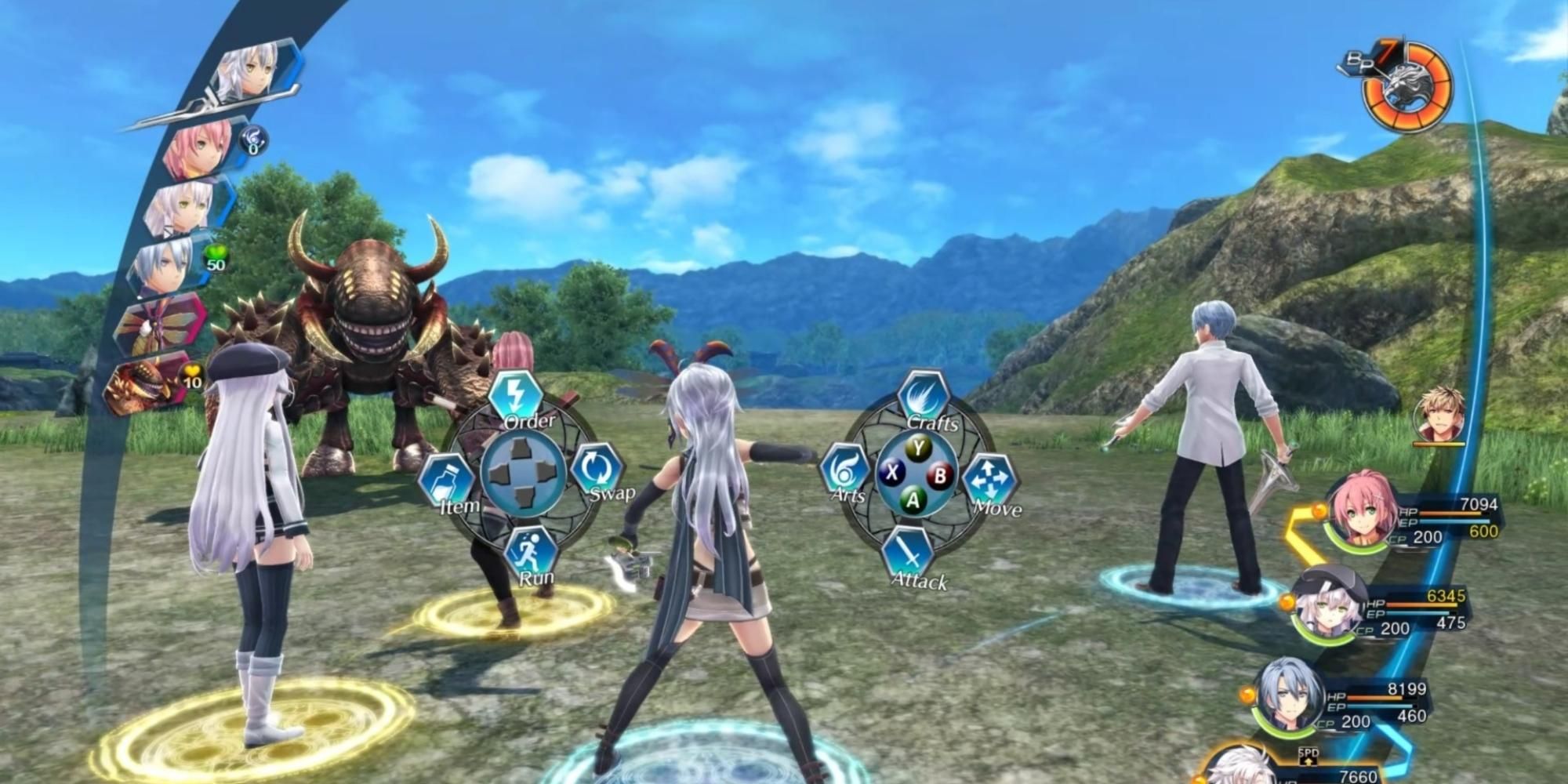 battle in Trails Of Cold Steel 4 